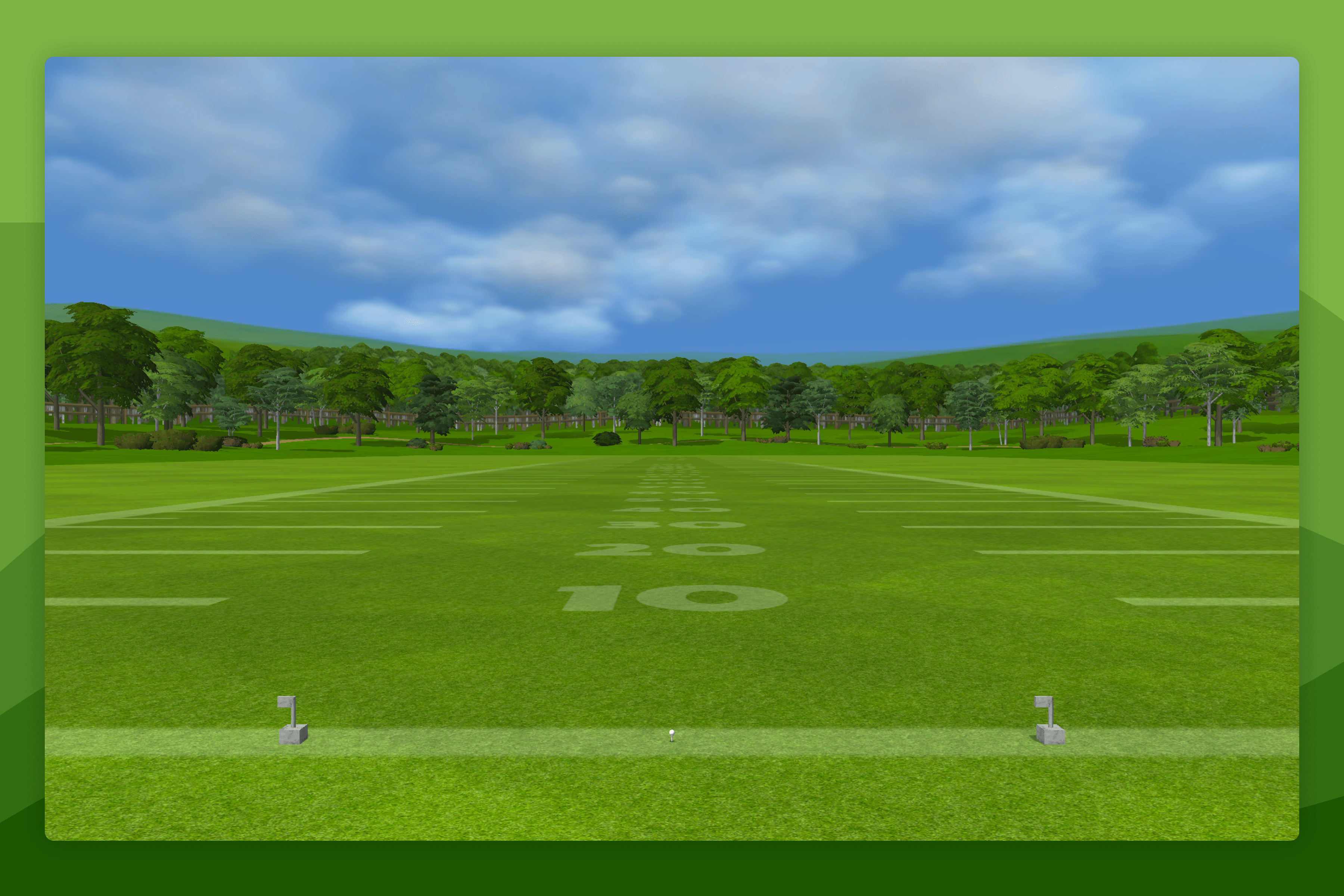 Awesome Golf Simulator Longest Drive Outfield