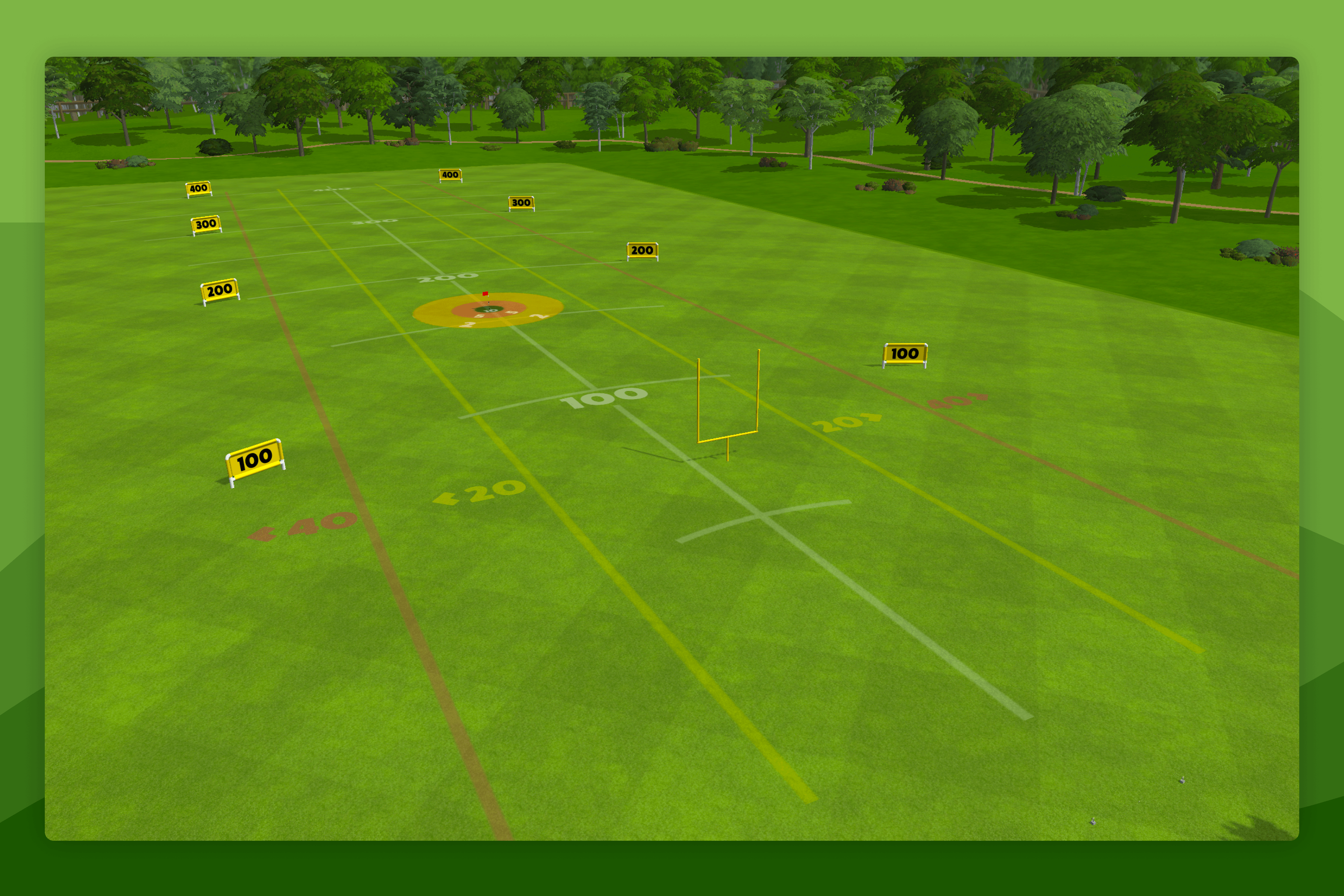 Awesome Golf Simulator Skills Challenge Hard Outfield