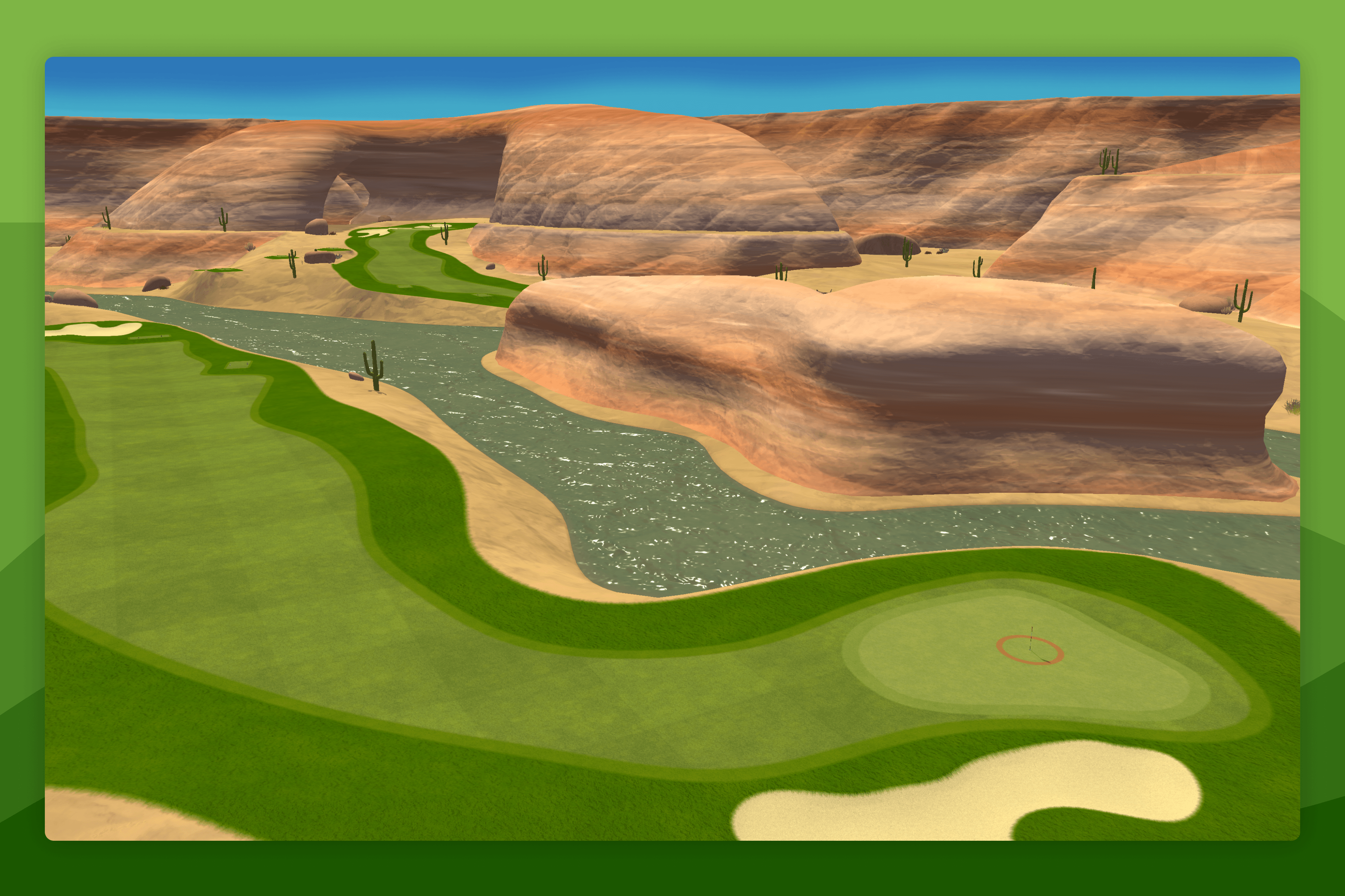 Awesome Golf's Desert Canyon Virtual Golf Course