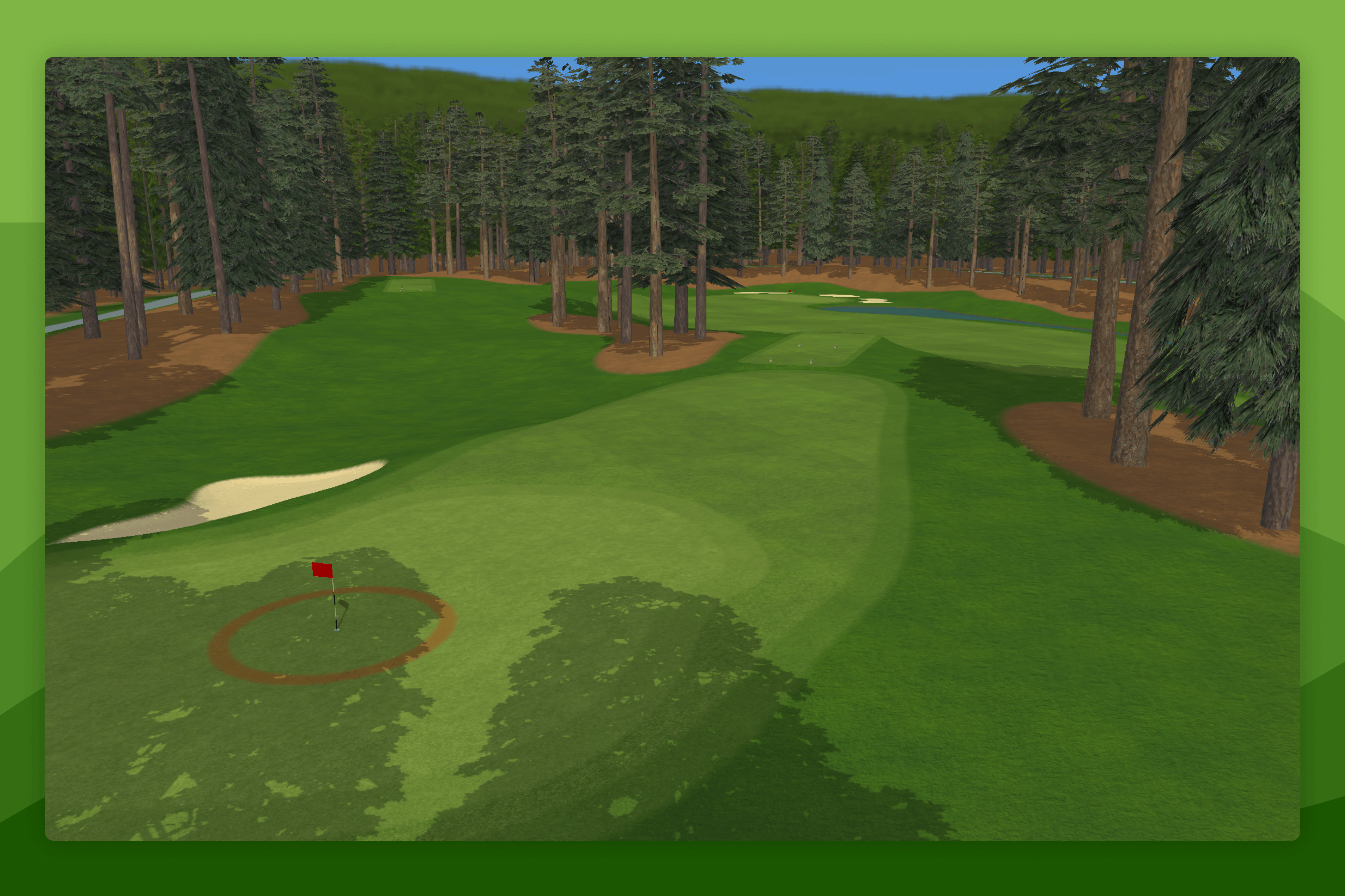 Awesome Golf's Valley Pines Virtual Golf Course