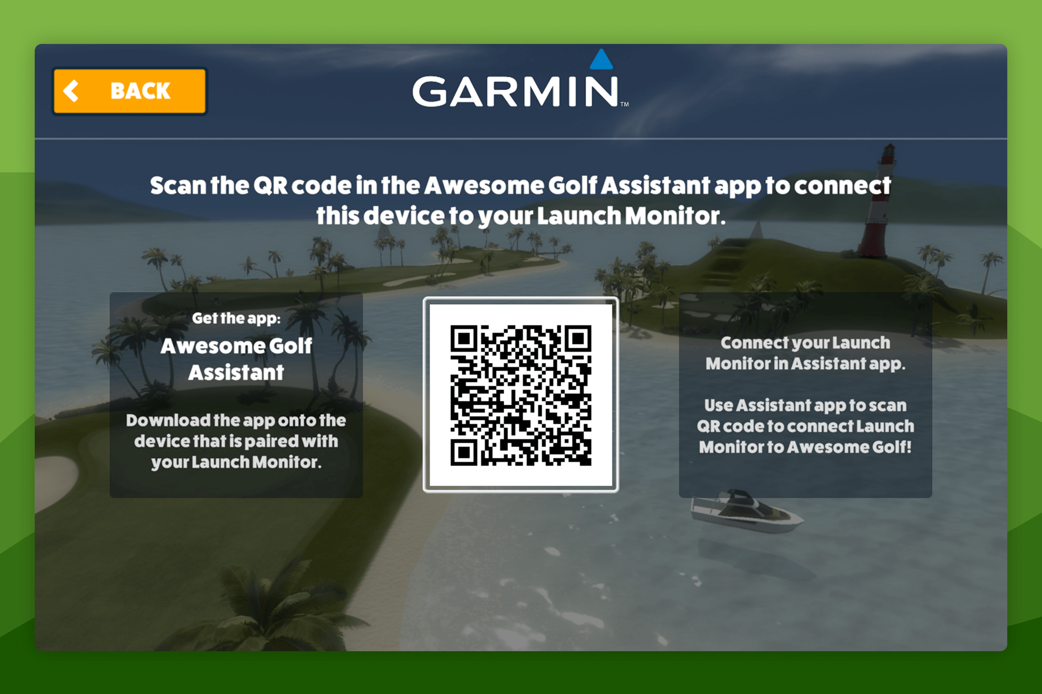 Awesome Golf Simulator Garmin Assistant Connect Screen