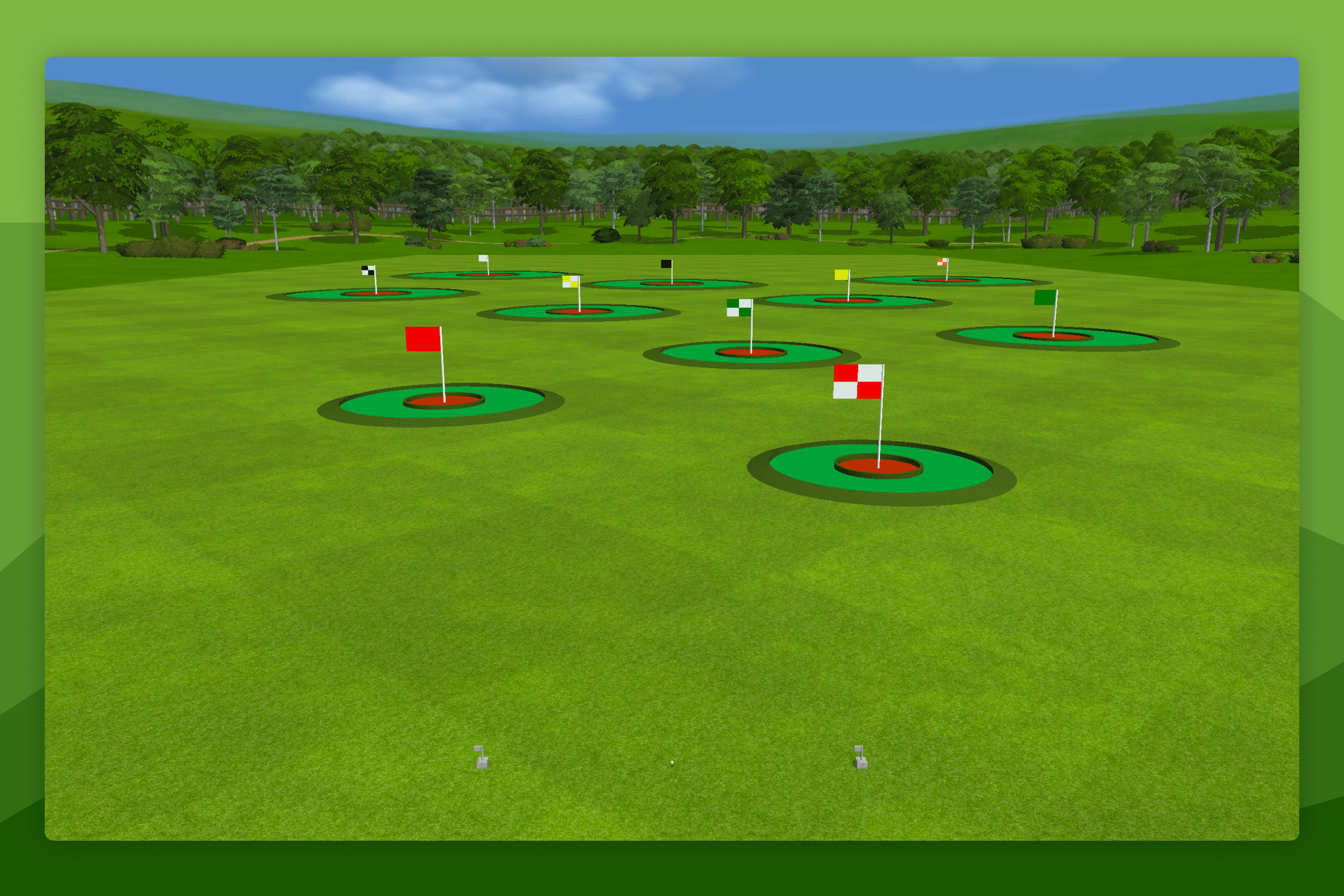 Awesome Golf Simulator Target Golf Outfield