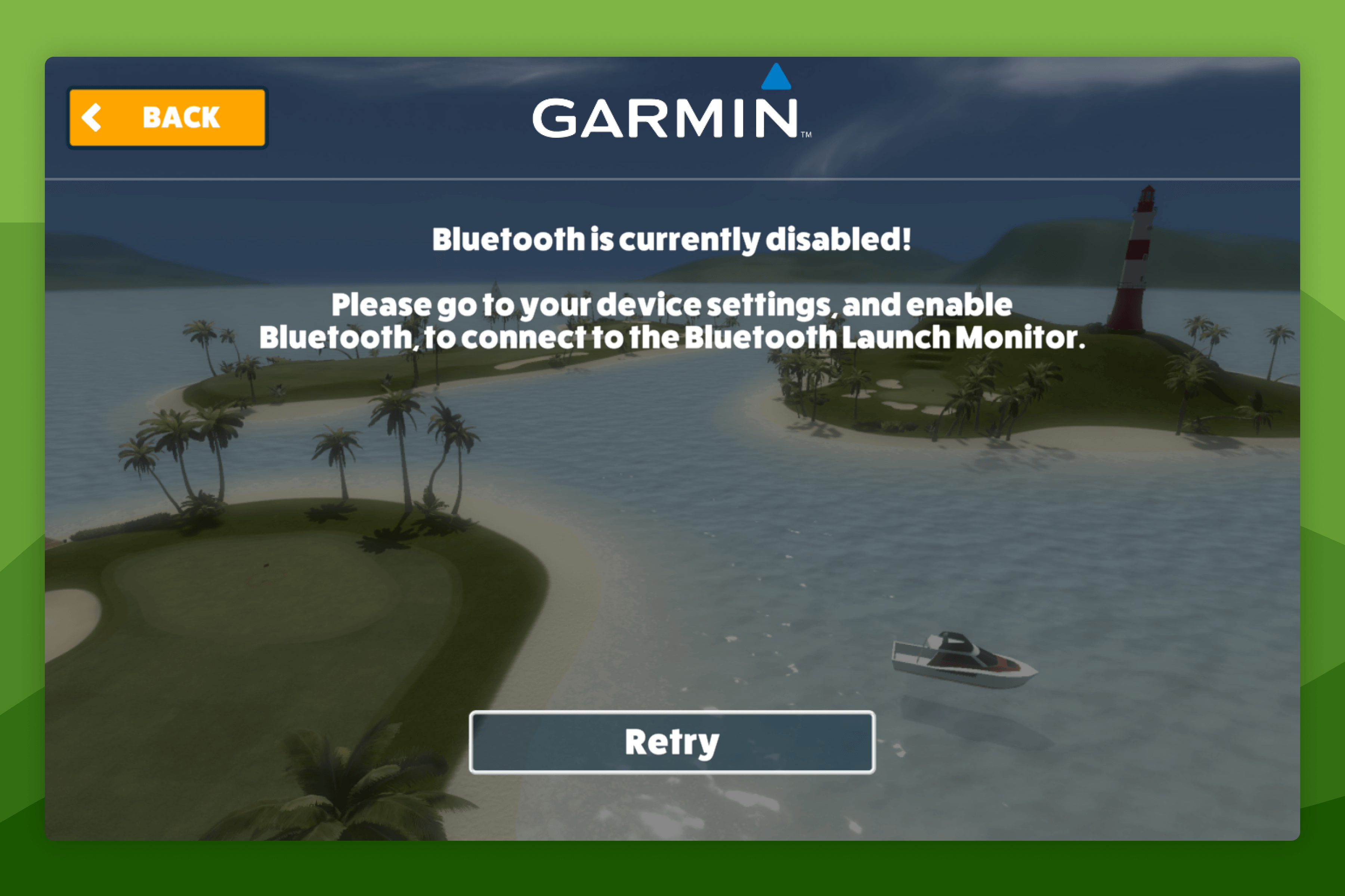 Awesome Golf Simulator Connect Garmin Approach R10 Bluetooth Disabled